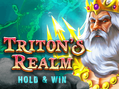 A captivating and aquatic image of the game 'Triton Realm', immersing players in the underwater kingdom of the mythical sea god.