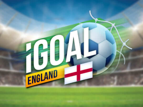 A vibrant and football-themed image of the game 'iGoal England', celebrating the passion and pride of the English national team.